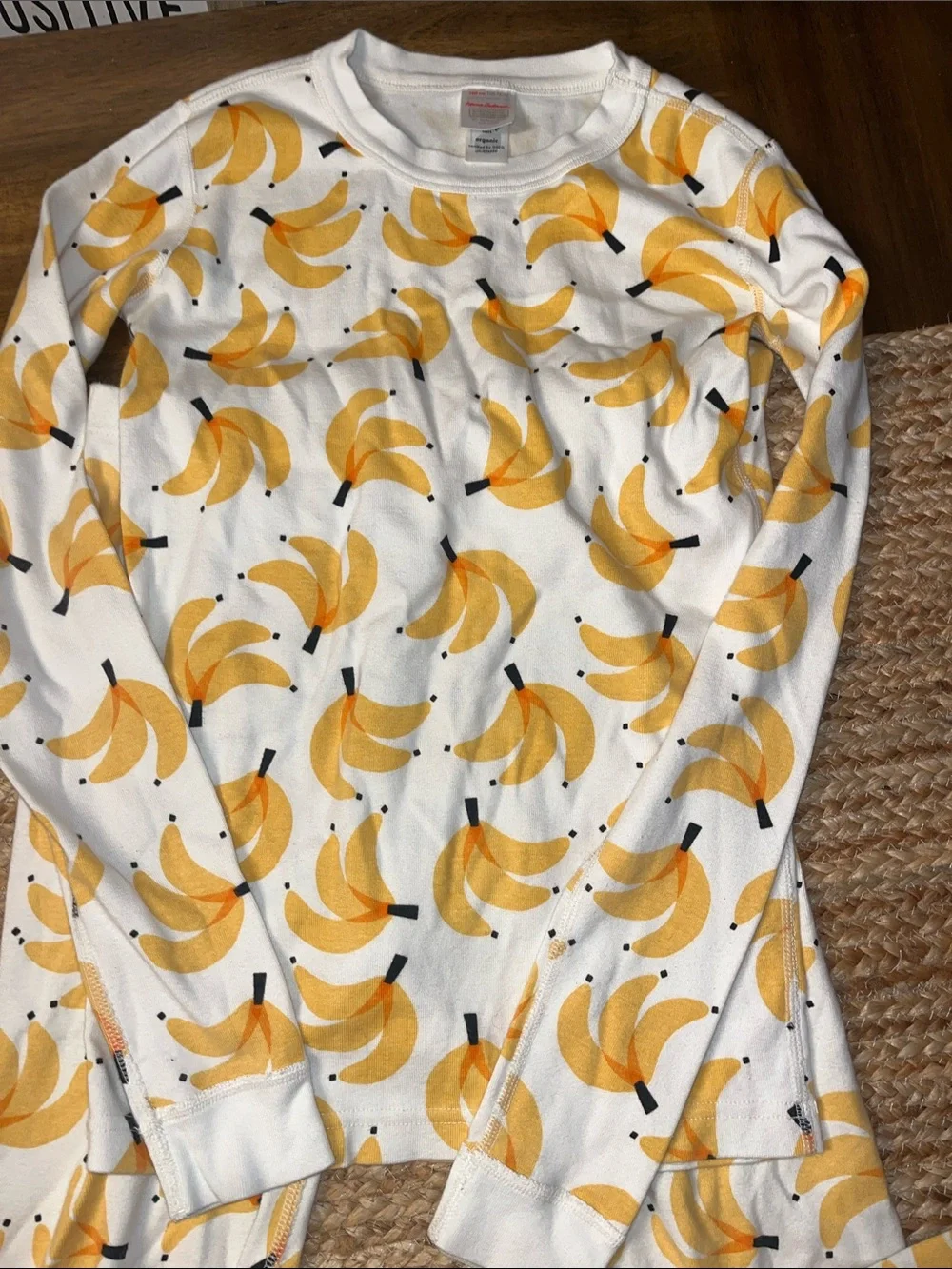 Hanna Andersson 2 pc pajamas size 14-16 Bananas